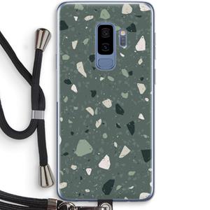CaseCompany Terrazzo N°19: Samsung Galaxy S9 Plus Transparant Hoesje met koord