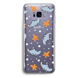 CaseCompany Manta: Samsung Galaxy S8 Transparant Hoesje