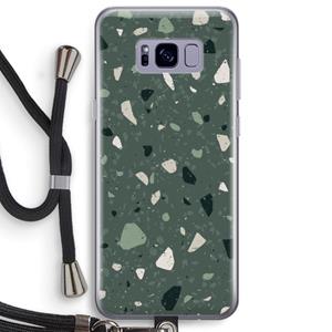CaseCompany Terrazzo N°19: Samsung Galaxy S8 Plus Transparant Hoesje met koord