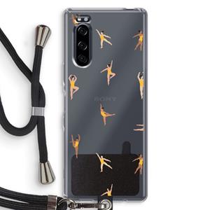 CaseCompany Dans #2: Sony Xperia 5 Transparant Hoesje met koord