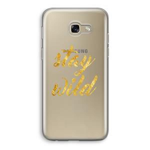 CaseCompany Stay wild: Samsung Galaxy A5 (2017) Transparant Hoesje