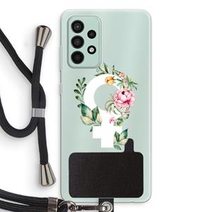 CaseCompany Venus: Samsung Galaxy A52s 5G Transparant Hoesje met koord