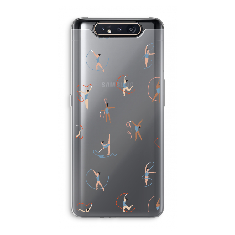 CaseCompany Dancing #3: Samsung Galaxy A80 Transparant Hoesje