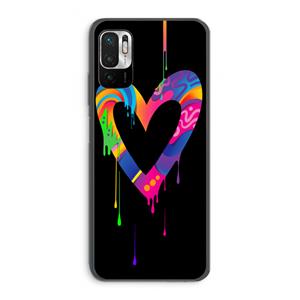 CaseCompany Melts My Heart: Xiaomi Redmi Note 10 5G Transparant Hoesje