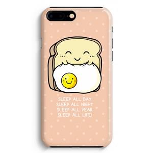 CaseCompany Sleep All Day: Volledig Geprint iPhone 7 Plus Hoesje