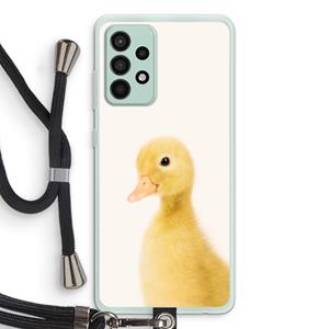 CaseCompany Duke: Samsung Galaxy A52s 5G Transparant Hoesje met koord