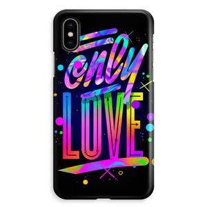 CaseCompany Only Love: iPhone XS Max Volledig Geprint Hoesje