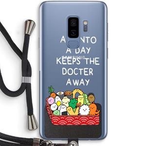 CaseCompany Bento a day: Samsung Galaxy S9 Plus Transparant Hoesje met koord