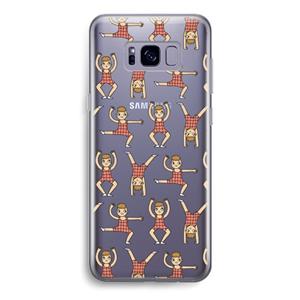 CaseCompany Gymboys: Samsung Galaxy S8 Transparant Hoesje
