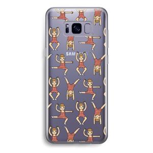 CaseCompany Gymboys: Samsung Galaxy S8 Transparant Hoesje