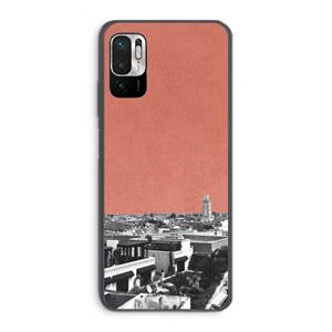 CaseCompany Marrakech Skyline : Xiaomi Redmi Note 10 5G Transparant Hoesje