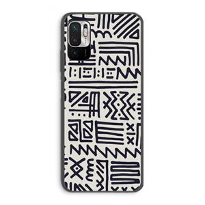 CaseCompany Marrakech print: Xiaomi Redmi Note 10 5G Transparant Hoesje