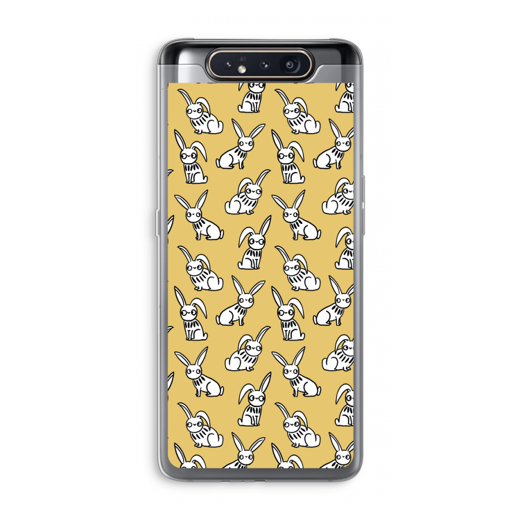 CaseCompany Haas: Samsung Galaxy A80 Transparant Hoesje