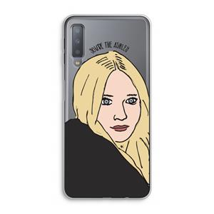 CaseCompany Ashley: Samsung Galaxy A7 (2018) Transparant Hoesje