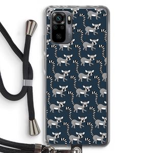 CaseCompany Makis: Xiaomi Redmi Note 10 Pro Transparant Hoesje met koord