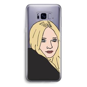 CaseCompany Ashley: Samsung Galaxy S8 Transparant Hoesje