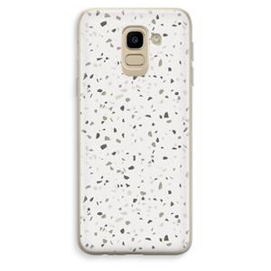 CaseCompany Terrazzo N°14: Samsung Galaxy J6 (2018) Transparant Hoesje