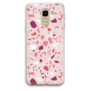 CaseCompany Terrazzo N°15: Samsung Galaxy J6 (2018) Transparant Hoesje