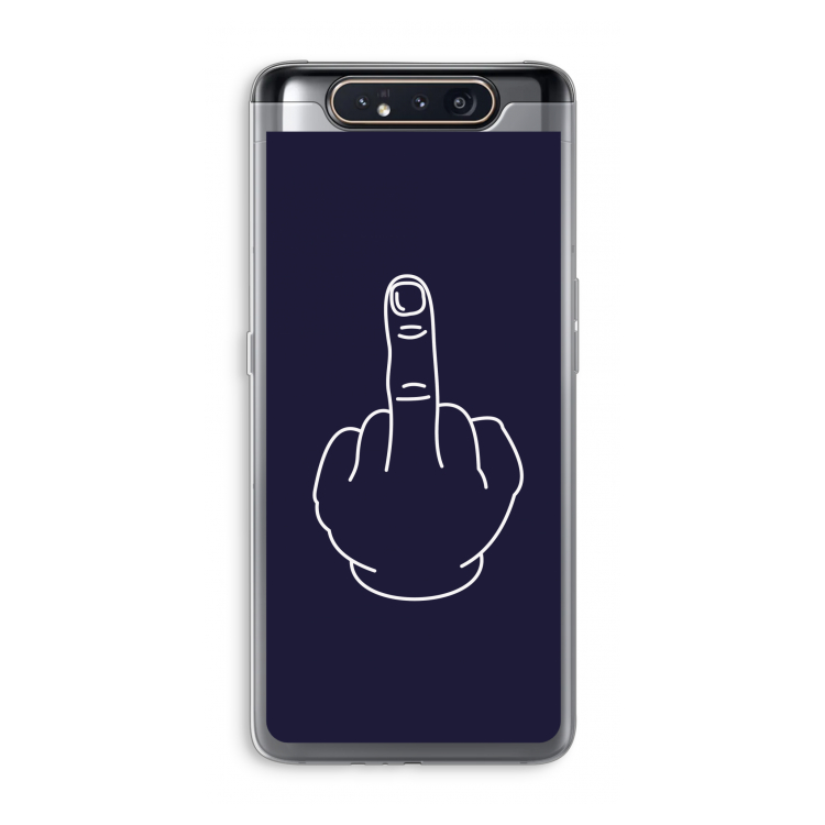 CaseCompany F**k U: Samsung Galaxy A80 Transparant Hoesje