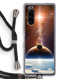 CaseCompany Omicron 2019: Sony Xperia 5 Transparant Hoesje met koord