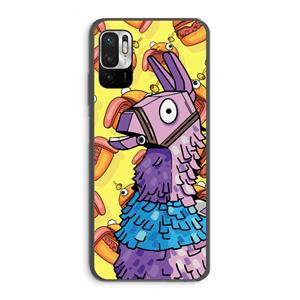 CaseCompany Loot Burger: Xiaomi Redmi Note 10 5G Transparant Hoesje