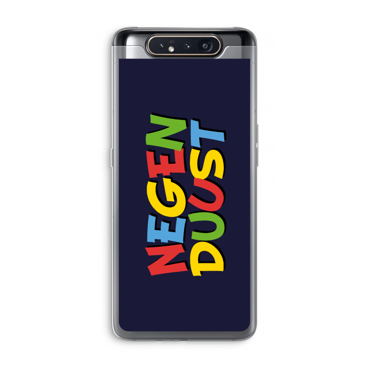 CaseCompany 90's One: Samsung Galaxy A80 Transparant Hoesje