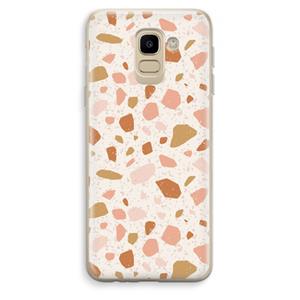 CaseCompany Terrazzo N°18: Samsung Galaxy J6 (2018) Transparant Hoesje