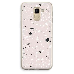 CaseCompany Terrazzo N°20: Samsung Galaxy J6 (2018) Transparant Hoesje