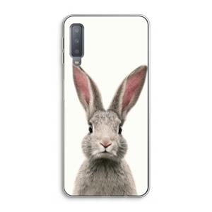 CaseCompany Daisy: Samsung Galaxy A7 (2018) Transparant Hoesje