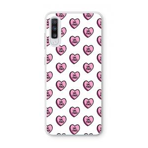 CaseCompany GIRL POWER: Samsung Galaxy A70 Transparant Hoesje
