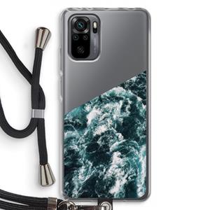 CaseCompany Zee golf: Xiaomi Redmi Note 10 Pro Transparant Hoesje met koord