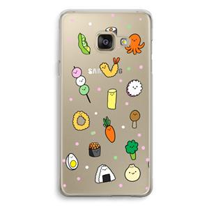 CaseCompany Happy bento friends: Samsung Galaxy A3 (2016) Transparant Hoesje