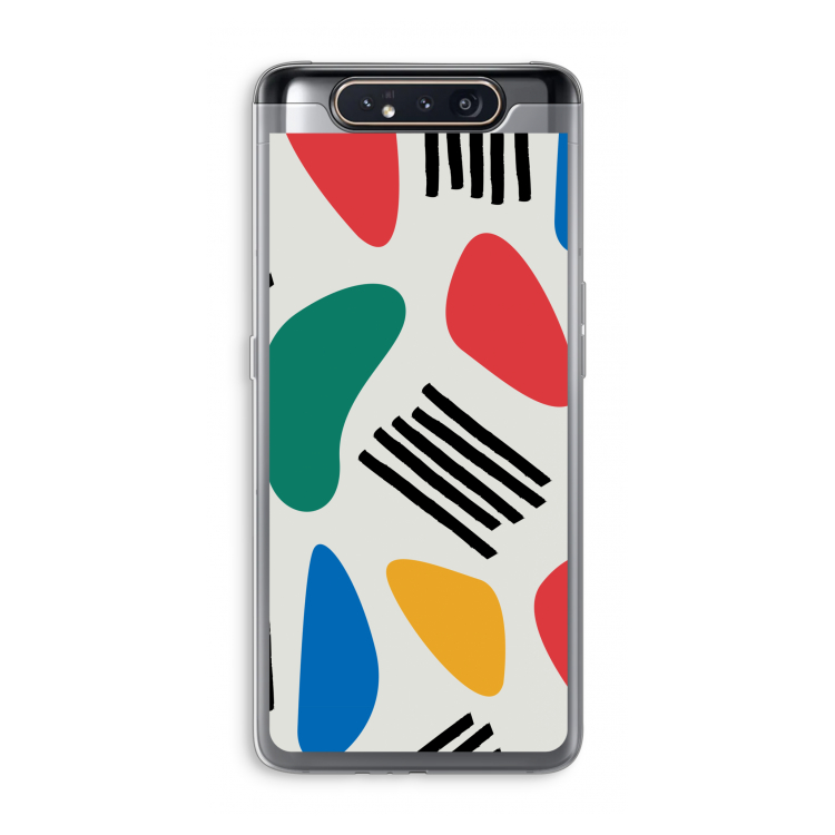 CaseCompany Illustratieve pop 1: Samsung Galaxy A80 Transparant Hoesje