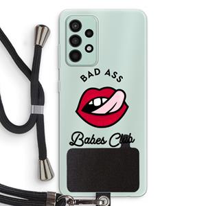 CaseCompany Badass Babes Club: Samsung Galaxy A52s 5G Transparant Hoesje met koord