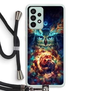 CaseCompany Aurowla: Samsung Galaxy A52s 5G Transparant Hoesje met koord