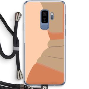CaseCompany Bikini: Samsung Galaxy S9 Plus Transparant Hoesje met koord