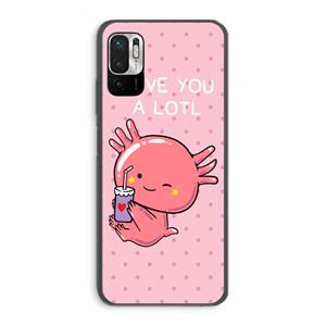 CaseCompany Love You A Lotl: Xiaomi Redmi Note 10 5G Transparant Hoesje