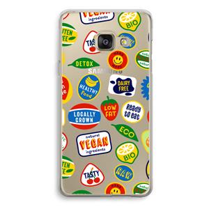 CaseCompany Fruitsticker: Samsung Galaxy A3 (2016) Transparant Hoesje