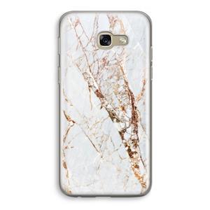 CaseCompany Goud marmer: Samsung Galaxy A5 (2017) Transparant Hoesje