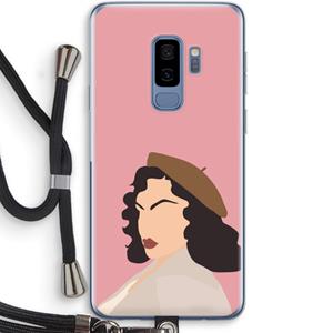 CaseCompany Confidence: Samsung Galaxy S9 Plus Transparant Hoesje met koord