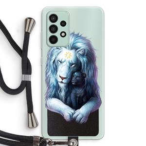 CaseCompany Child Of Light: Samsung Galaxy A52s 5G Transparant Hoesje met koord