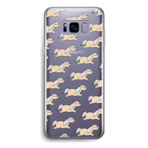 CaseCompany Ponys: Samsung Galaxy S8 Transparant Hoesje
