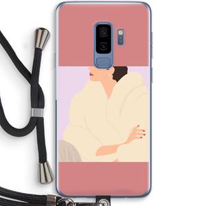 CaseCompany Cosy: Samsung Galaxy S9 Plus Transparant Hoesje met koord