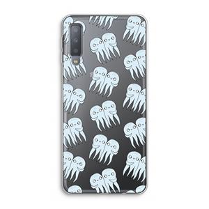 CaseCompany Octopussen: Samsung Galaxy A7 (2018) Transparant Hoesje