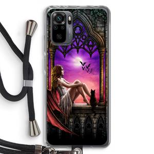 CaseCompany Kinderen van de nacht: Xiaomi Redmi Note 10 Pro Transparant Hoesje met koord