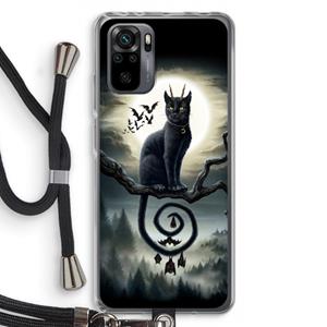 CaseCompany Moonlight Companions: Xiaomi Redmi Note 10 Pro Transparant Hoesje met koord