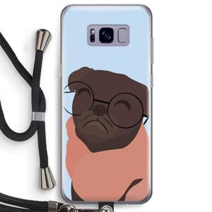 CaseCompany Ludo: Samsung Galaxy S8 Plus Transparant Hoesje met koord