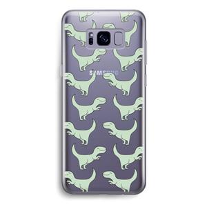 CaseCompany Dinos: Samsung Galaxy S8 Transparant Hoesje