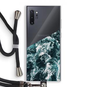 CaseCompany Zee golf: Samsung Galaxy Note 10 Plus Transparant Hoesje met koord