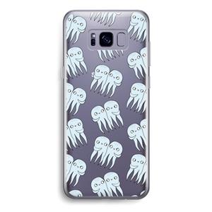 CaseCompany Octopussen: Samsung Galaxy S8 Transparant Hoesje